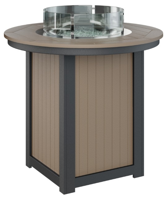 Berlin Gardens Donoma 44" Round Bar Fire Table